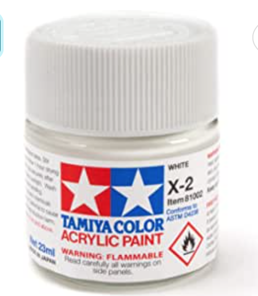 x-2 White acrylic