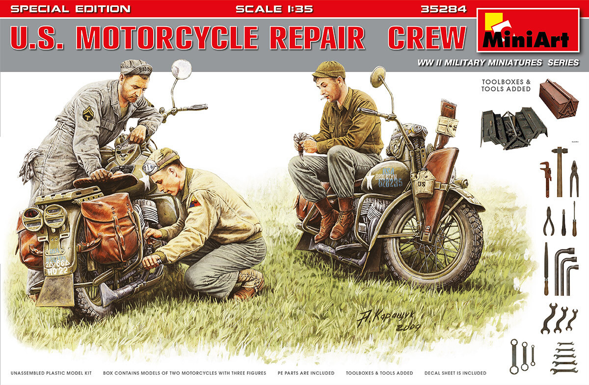U.S. Motorcycle Repair Crew. Special Edition