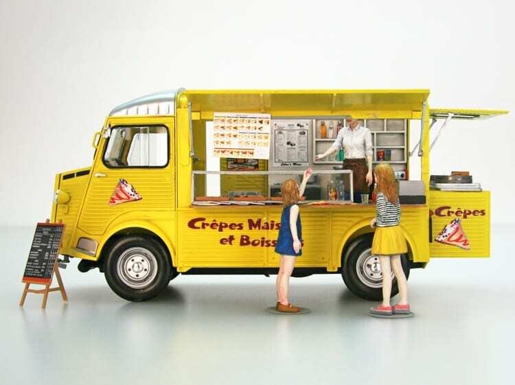 Citroen H van Crepe mobile with figure