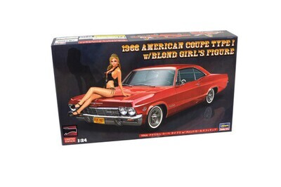 1966 Coupe Type I W/Blond Girl&#39;s Figure