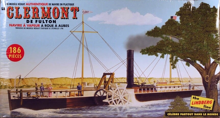Fulton&#39;s Clermont Side-Wheel Powered Steamboat