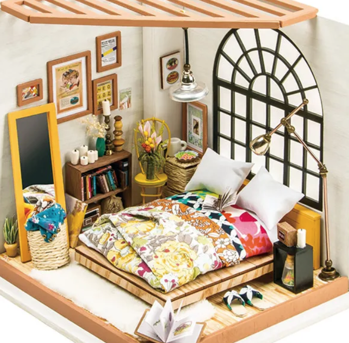Alice’ Dreamy Bedroom 3D Wooden puzzle DIY house