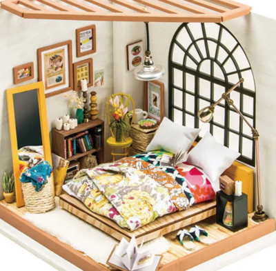 Alice’ Dreamy Bedroom 3D Wooden puzzle DIY house
