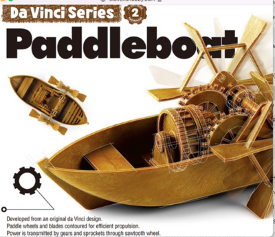 DaVinci Paddleboat