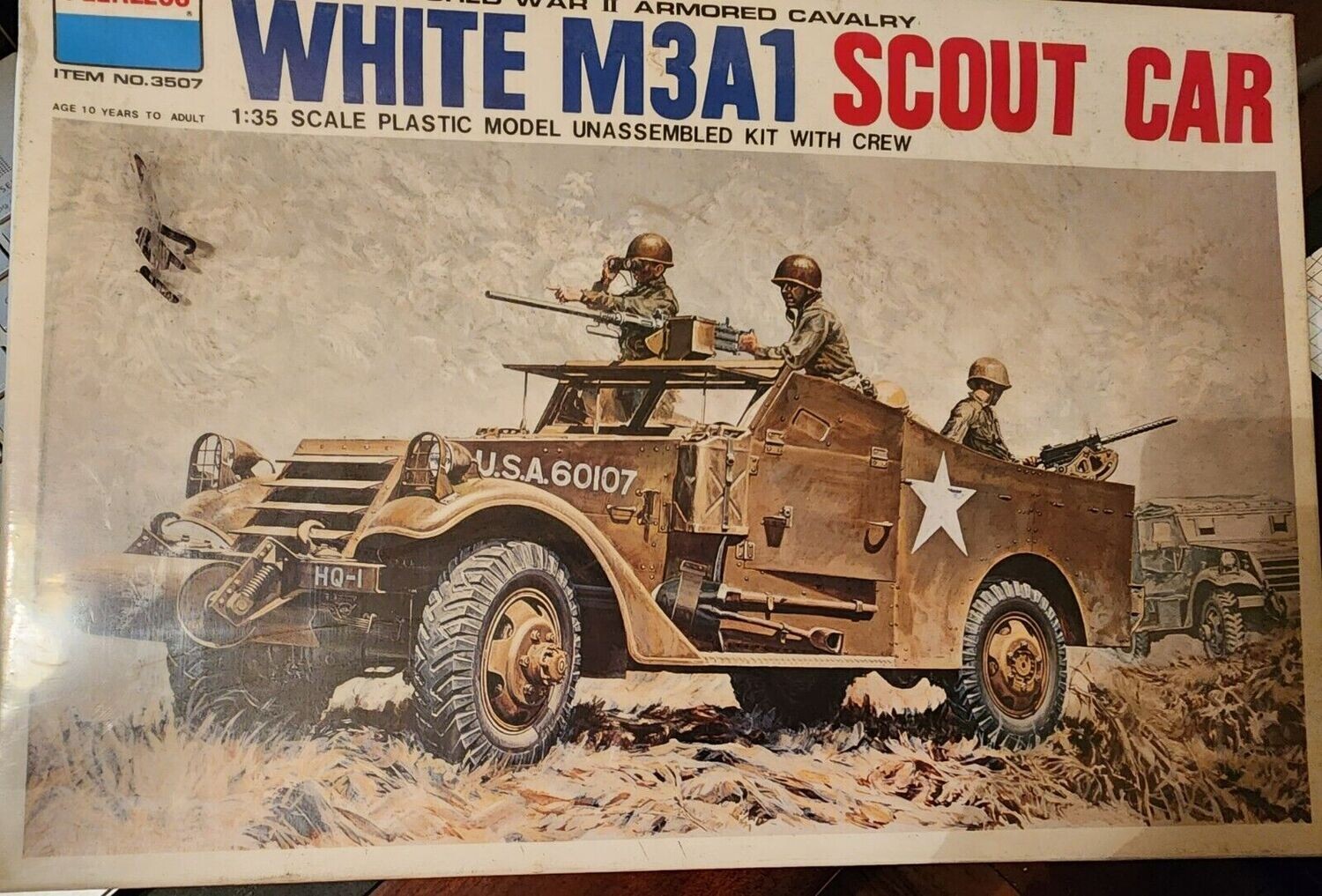 White M3A1 Scout Car