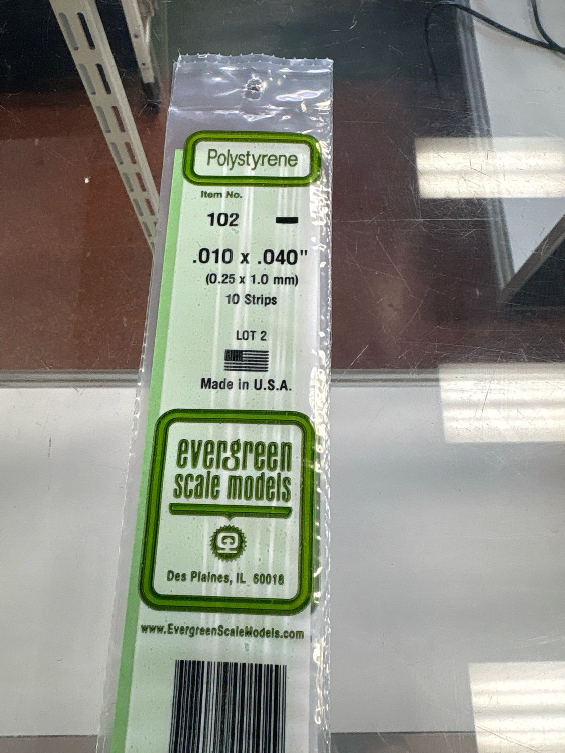 Evergreen Polystyrene #102