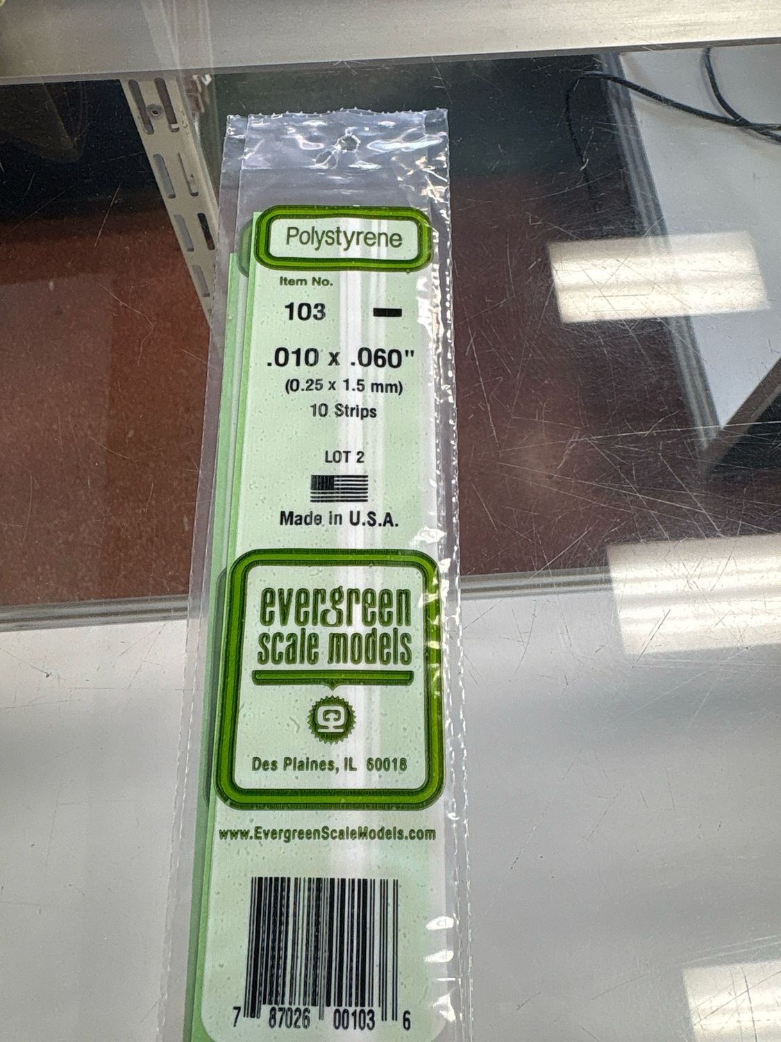 Evergreen Polystyrene #103 Evergreen Polystyrene #103