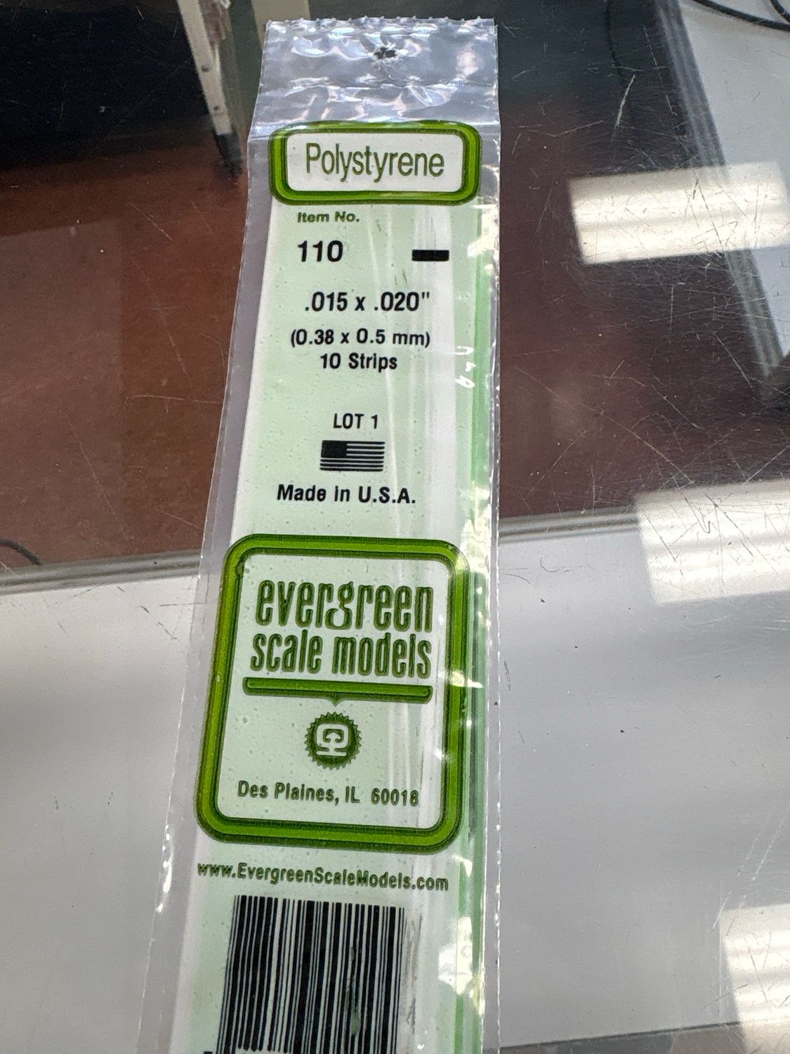 Evergreen Polystyrene #110 Evergreen Polystyrene #110
