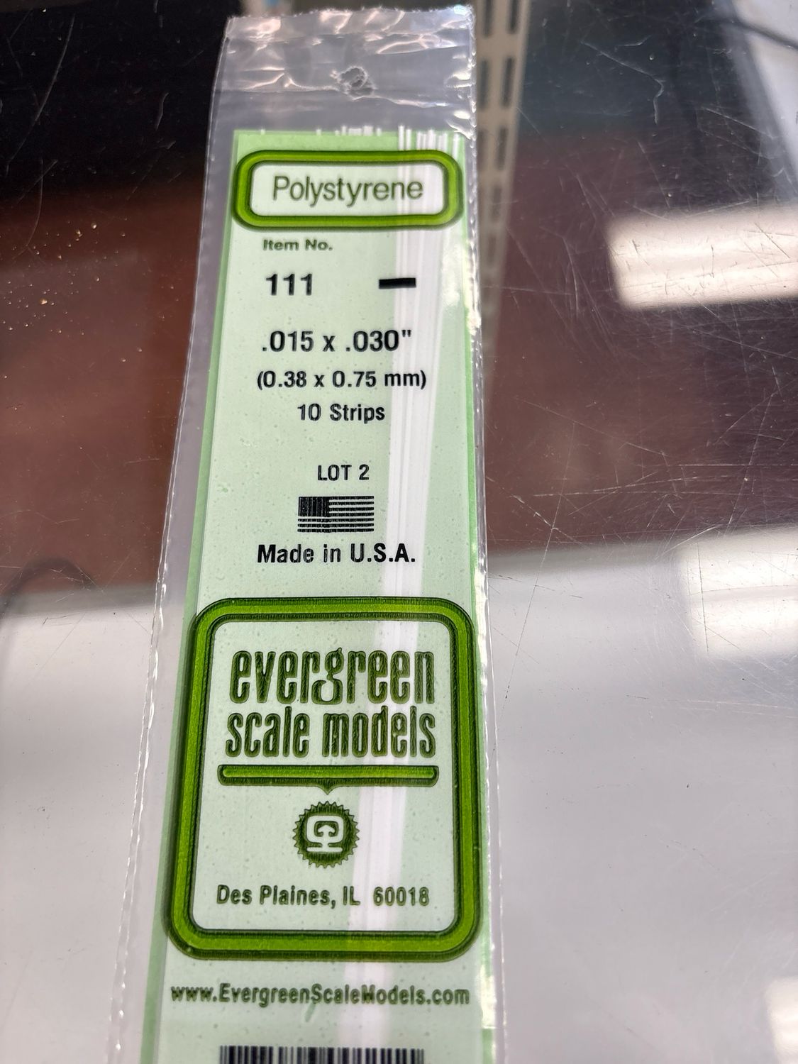 Evergreen Polystyrene #111 Evergreen Polystyrene #111