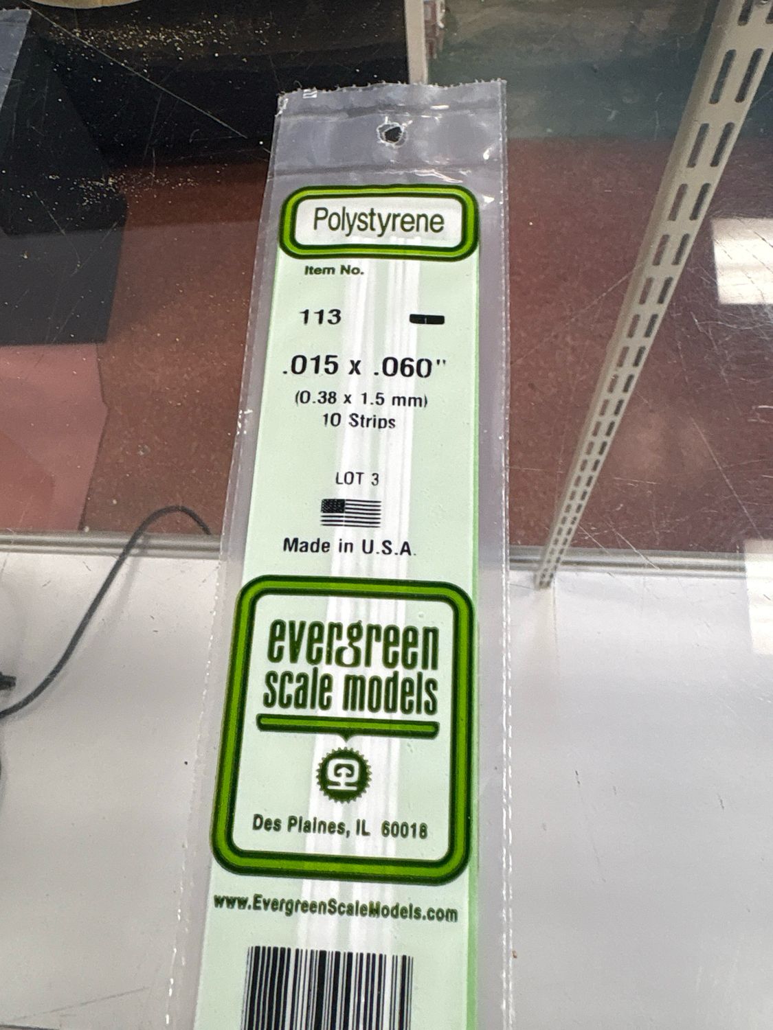 Evergreen Polystyrene #113 Evergreen Polystyrene #113