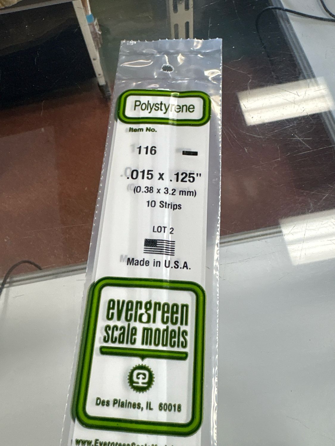 Evergreen Polystyrene #116 Evergreen Polystyrene #116