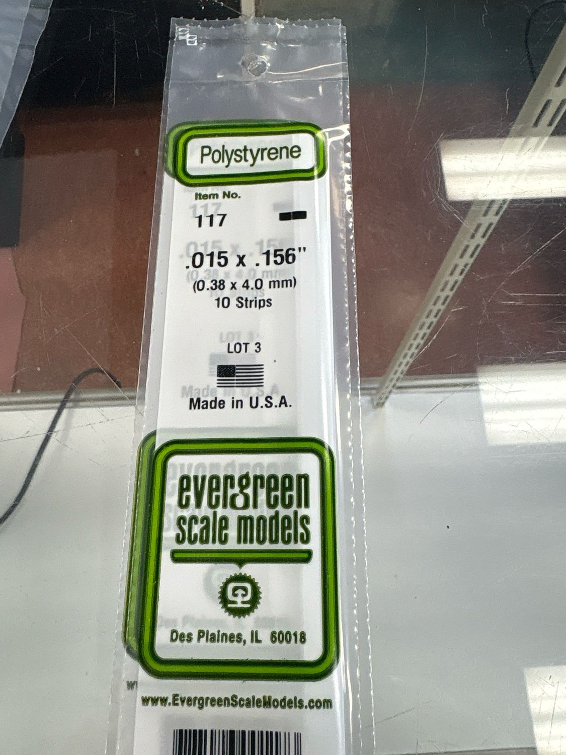 Evergreen Polystyrene #117