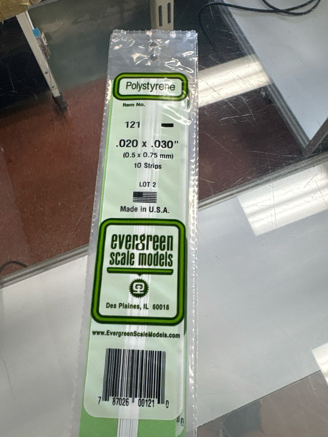 Evergreen Polystyrene #121 Evergreen Polystyrene #121