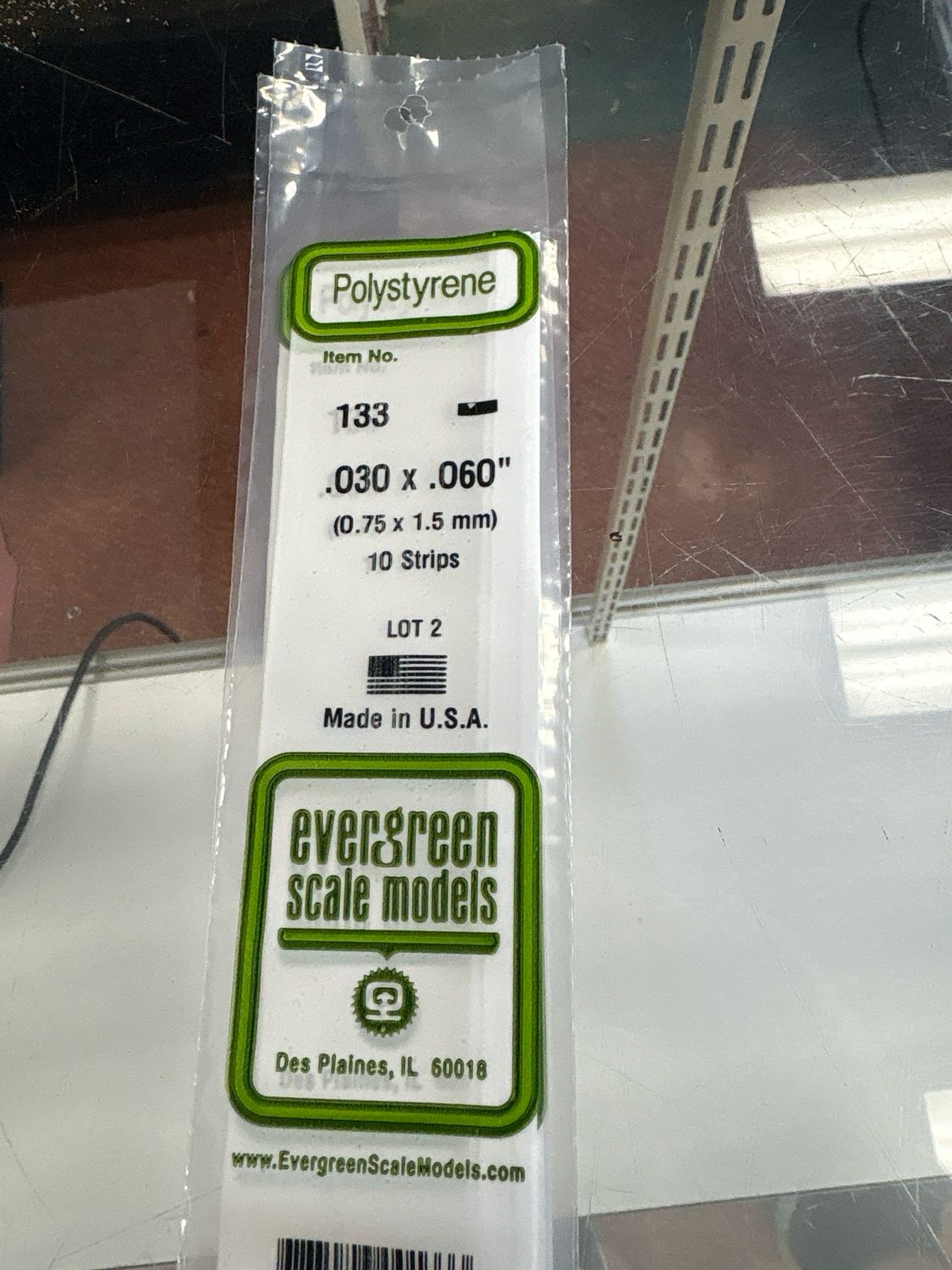 Evergreen Polystyrene #133 Evergreen Polystyrene #133