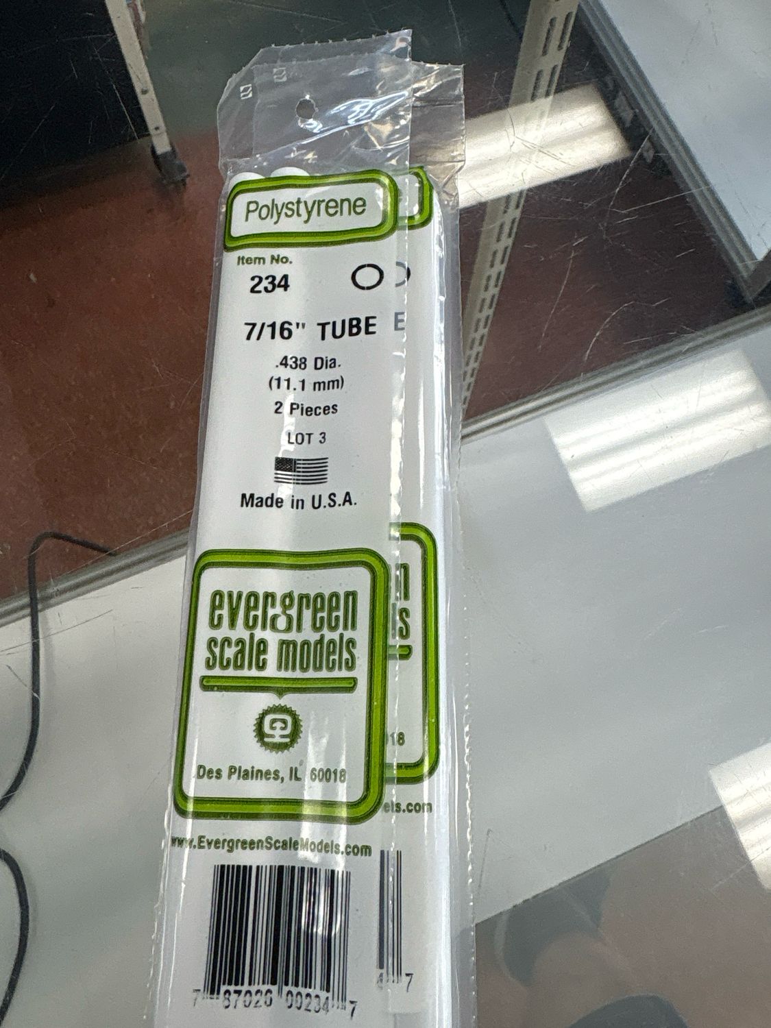 Evergreen Polystyrene #234 Evergreen Polystyrene #234