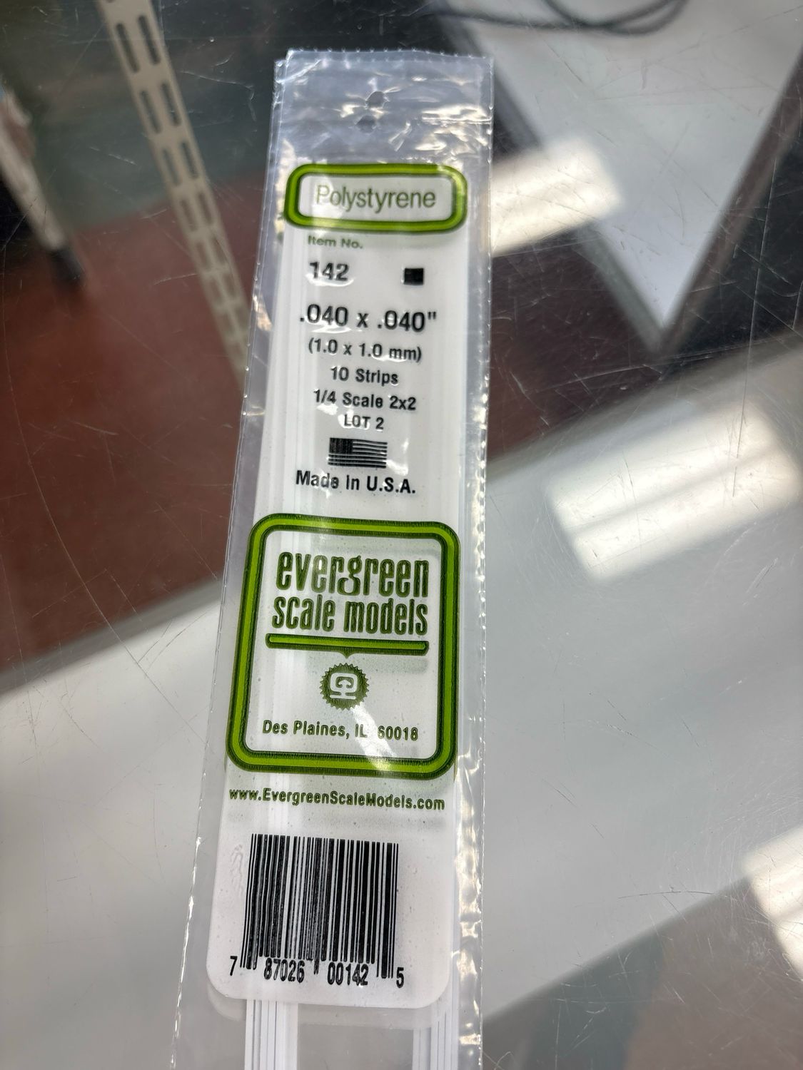 Evergreen Polystyrene #142 Evergreen Polystyrene #142