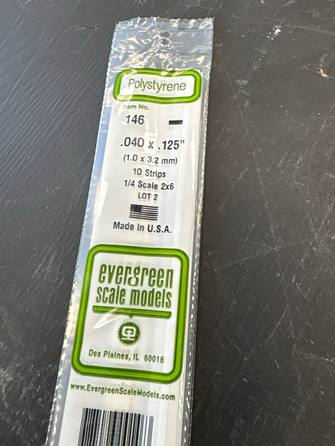 Evergreen Polystyrene #146 Evergreen Polystyrene #146