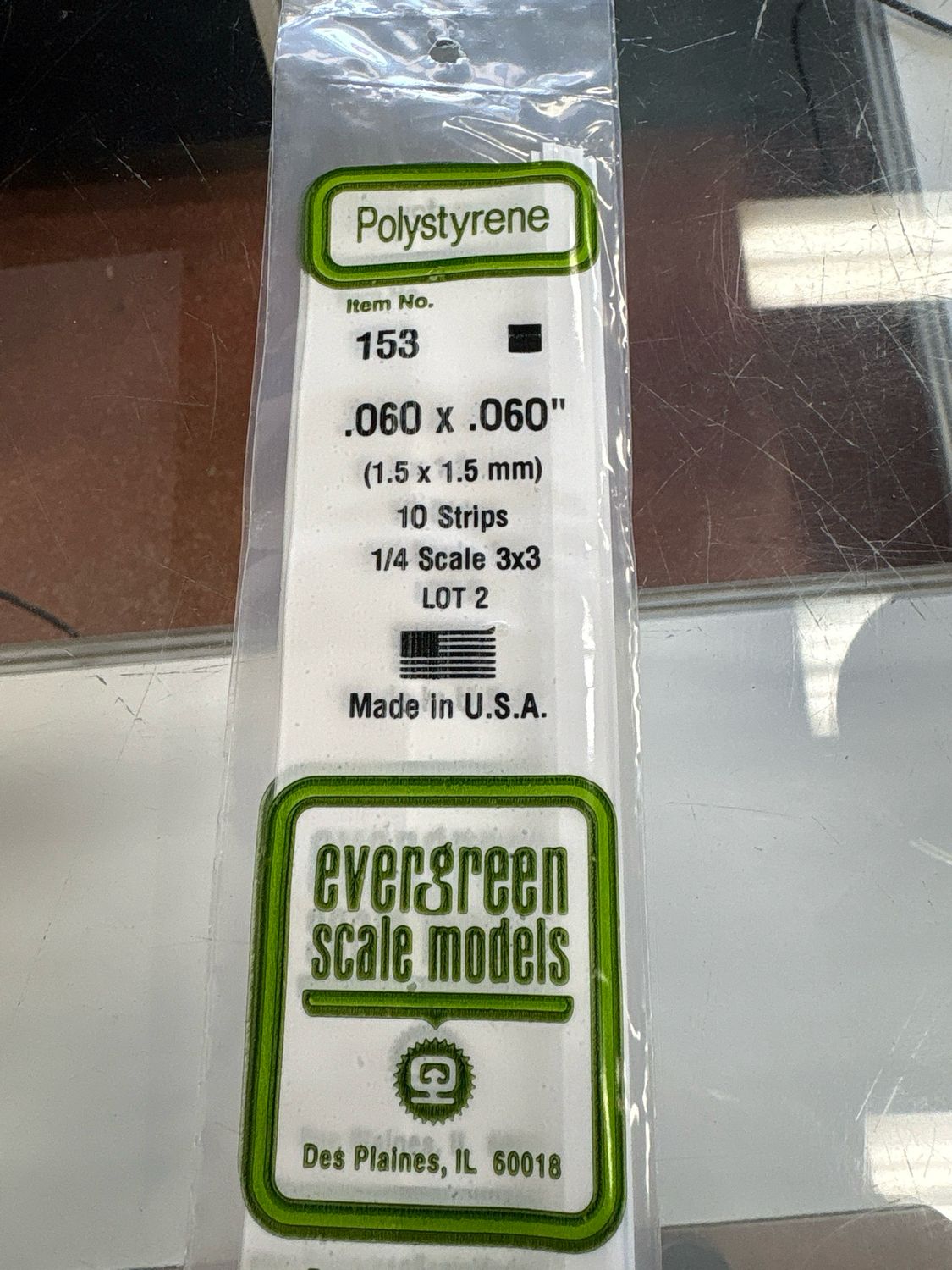 Evergreen Polystyrene #153