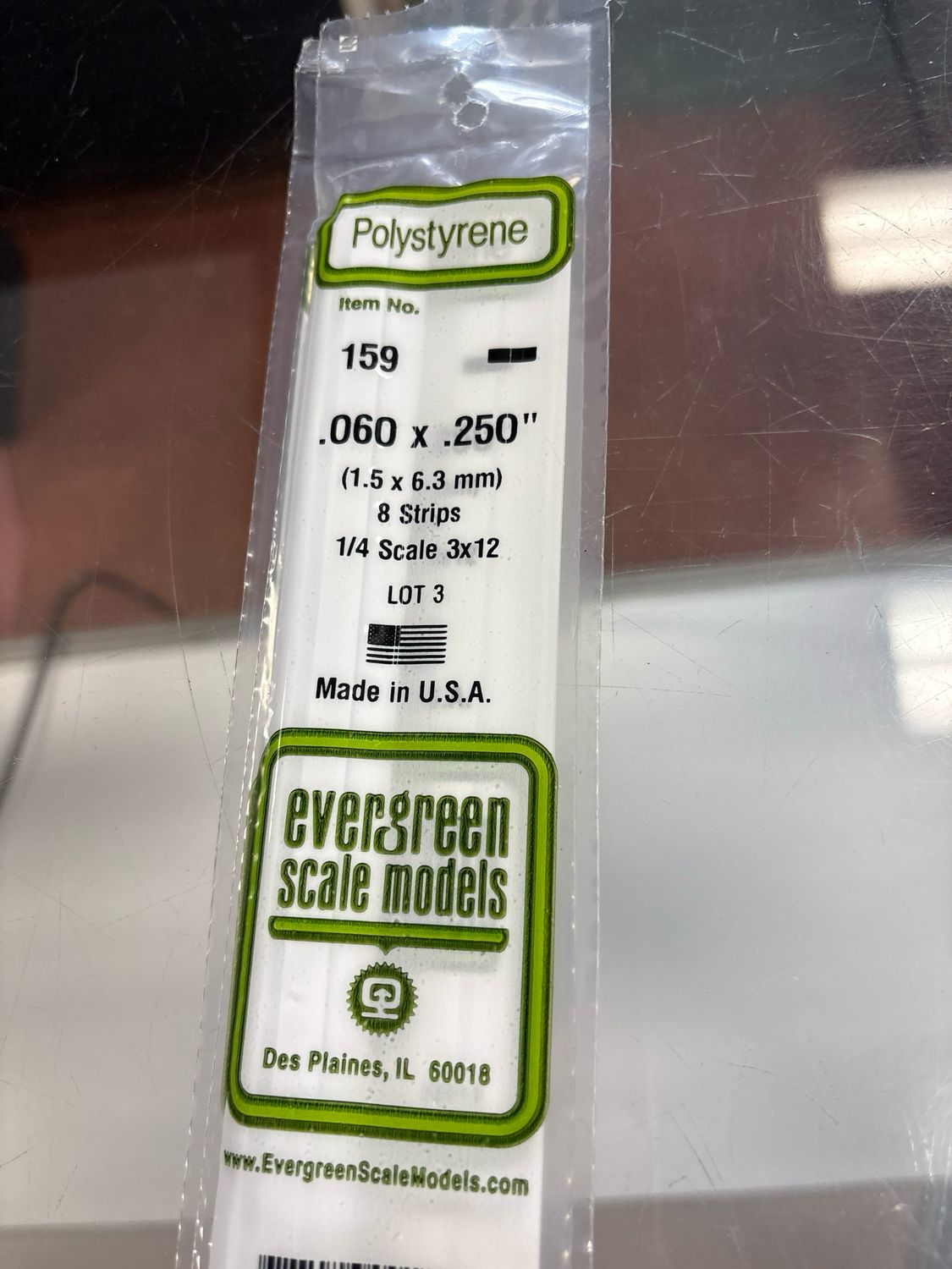 Evergreen Polystyrene #159 Evergreen Polystyrene #159