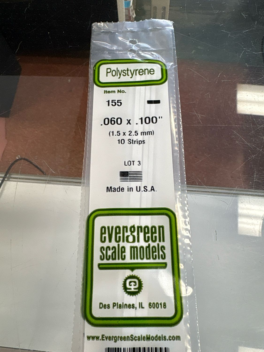 Evergreen Polystyrene #155