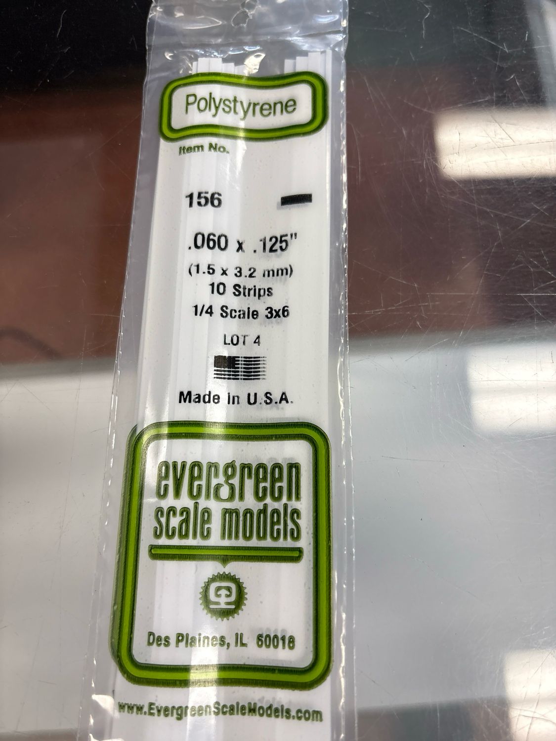 Evergreen Polystyrene #156 Evergreen Polystyrene #156