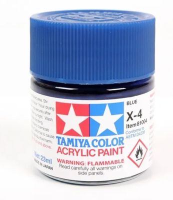 X-4 Blue Acrylic paint