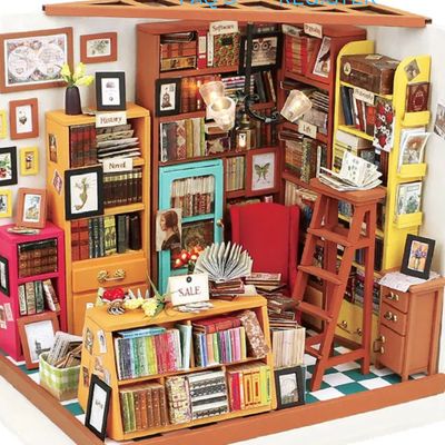 Sam’s Study 3D Wooden puzzle DIY Miniature House kit Sam’s Study 3D Wooden puzzle DIY Miniature House kit