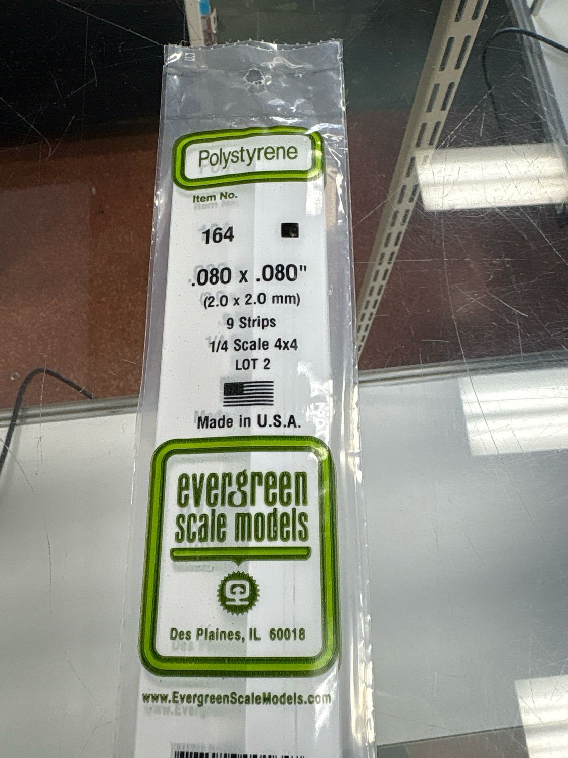 Evergreen Polystyrene #164 Evergreen Polystyrene #164