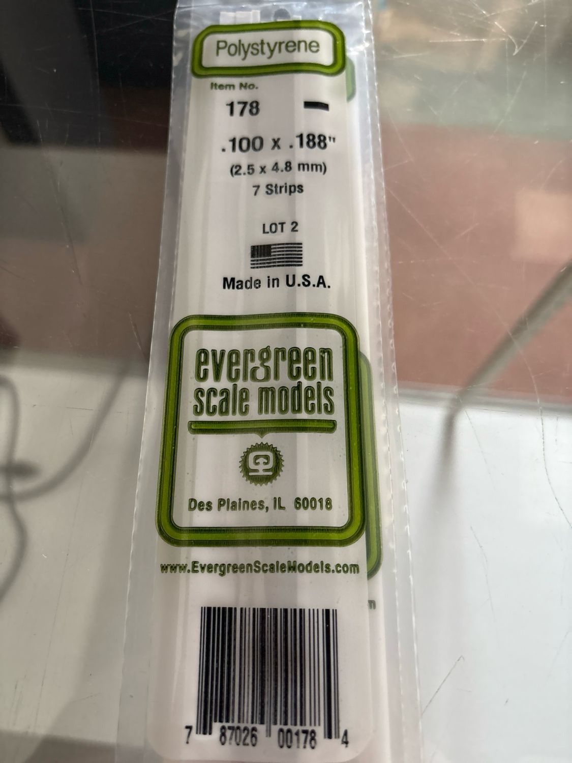 Evergreen Polystyrene #178 Evergreen Polystyrene #178