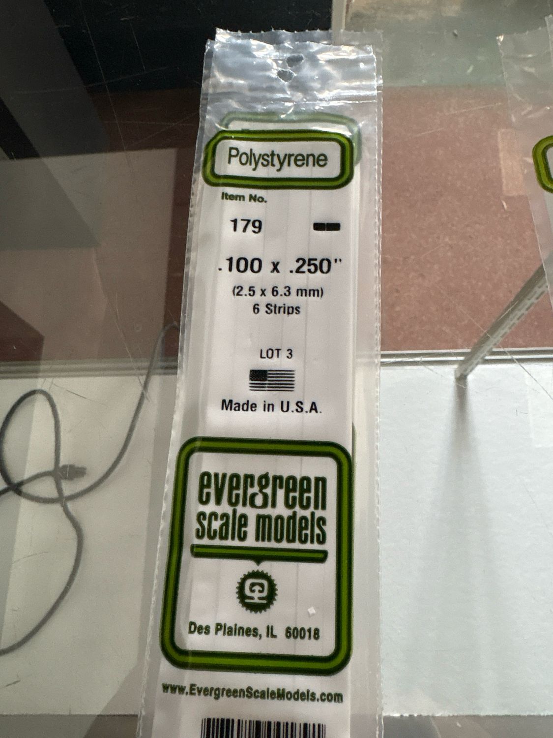 Evergreen Polystyrene #179 Evergreen Polystyrene #179