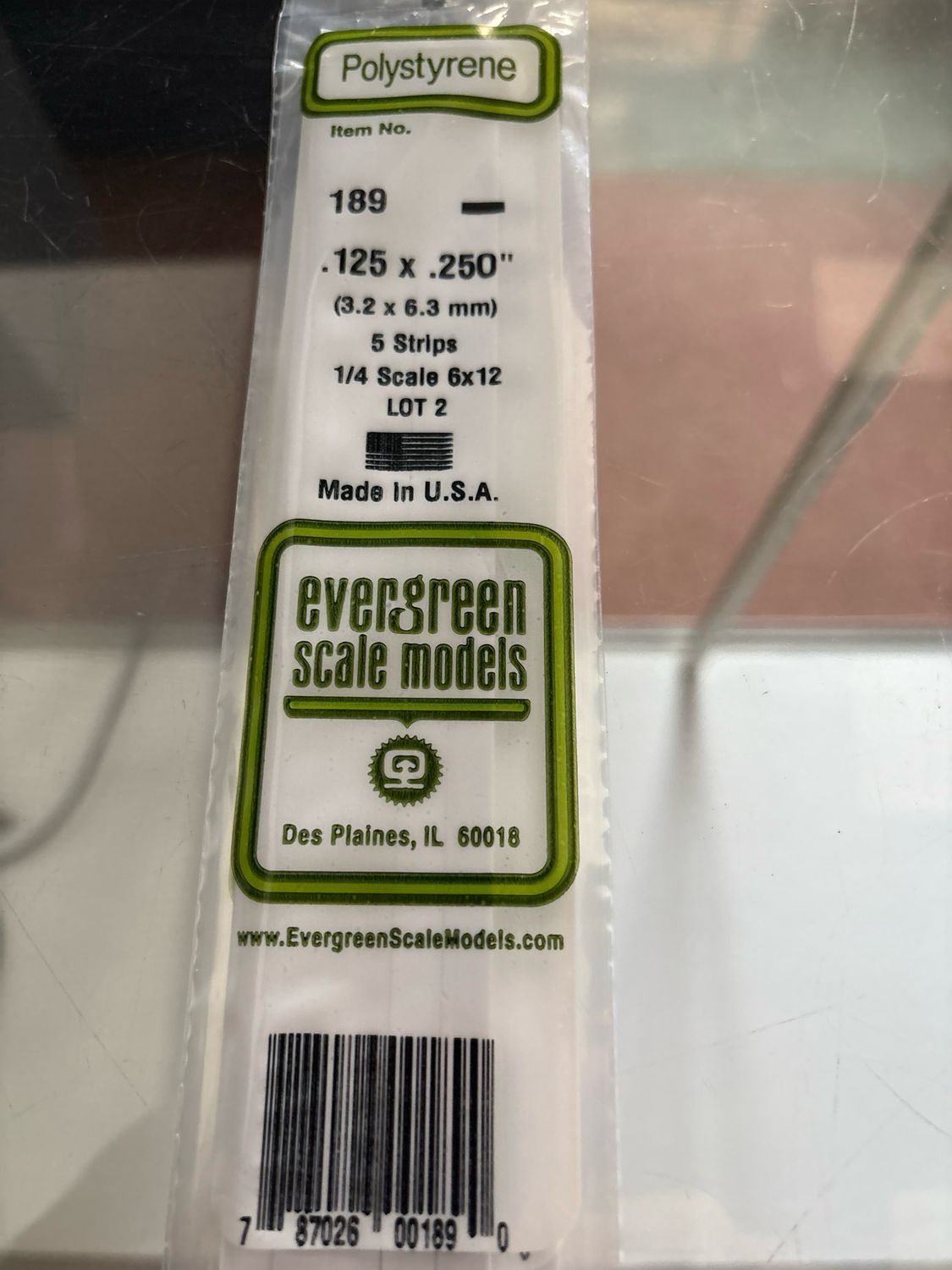 Evergreen Polystyrene #189