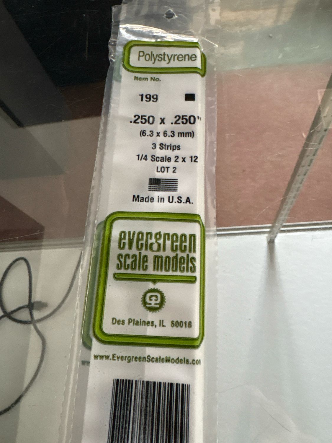 Evergreen Polystyrene #199 Evergreen Polystyrene #199