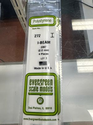 Evergreen Polystyrene I-Beam #272