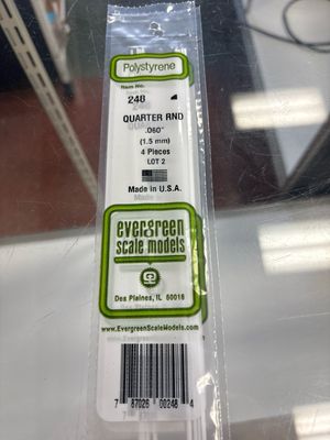 Evergreen Polystyrene Quarter Round #248