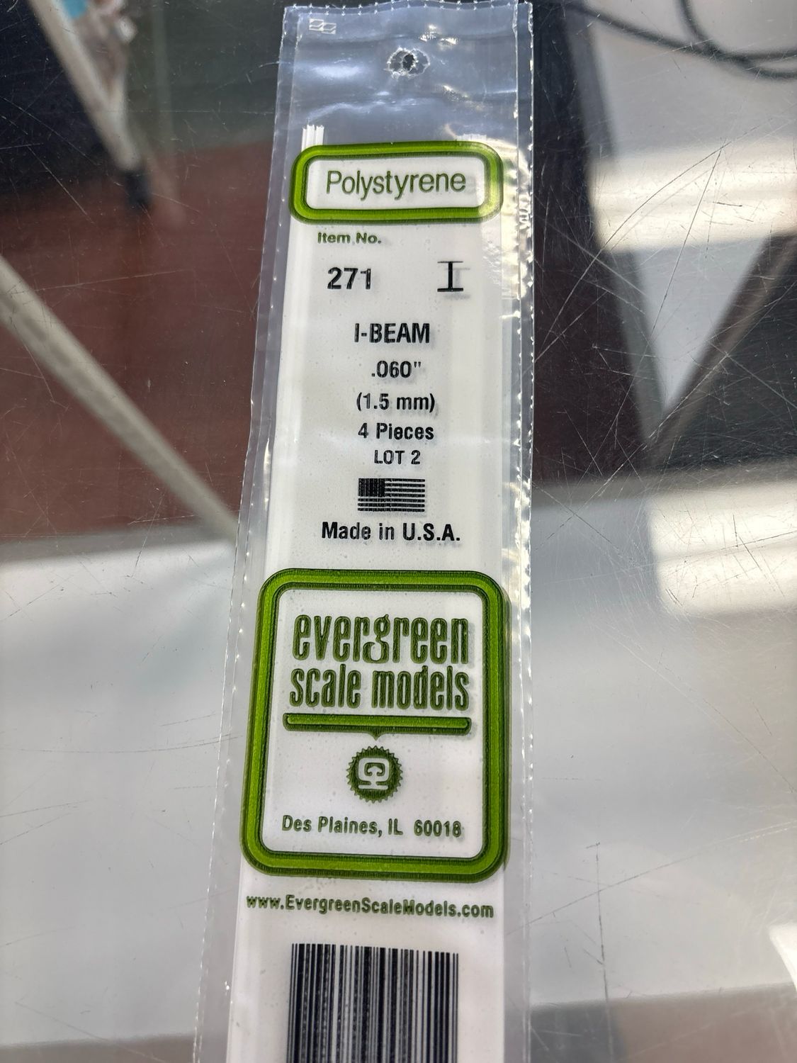 Evergreen Polystyrene I-Beam #271