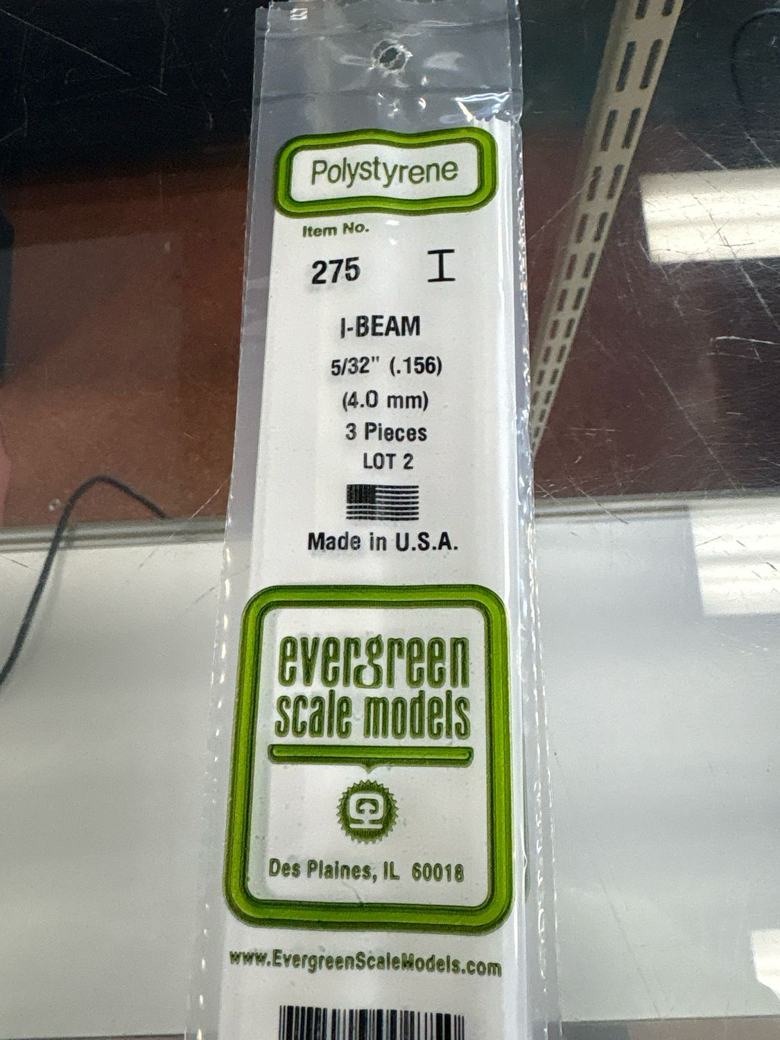 Evergreen Polystyrene I-Beam #275