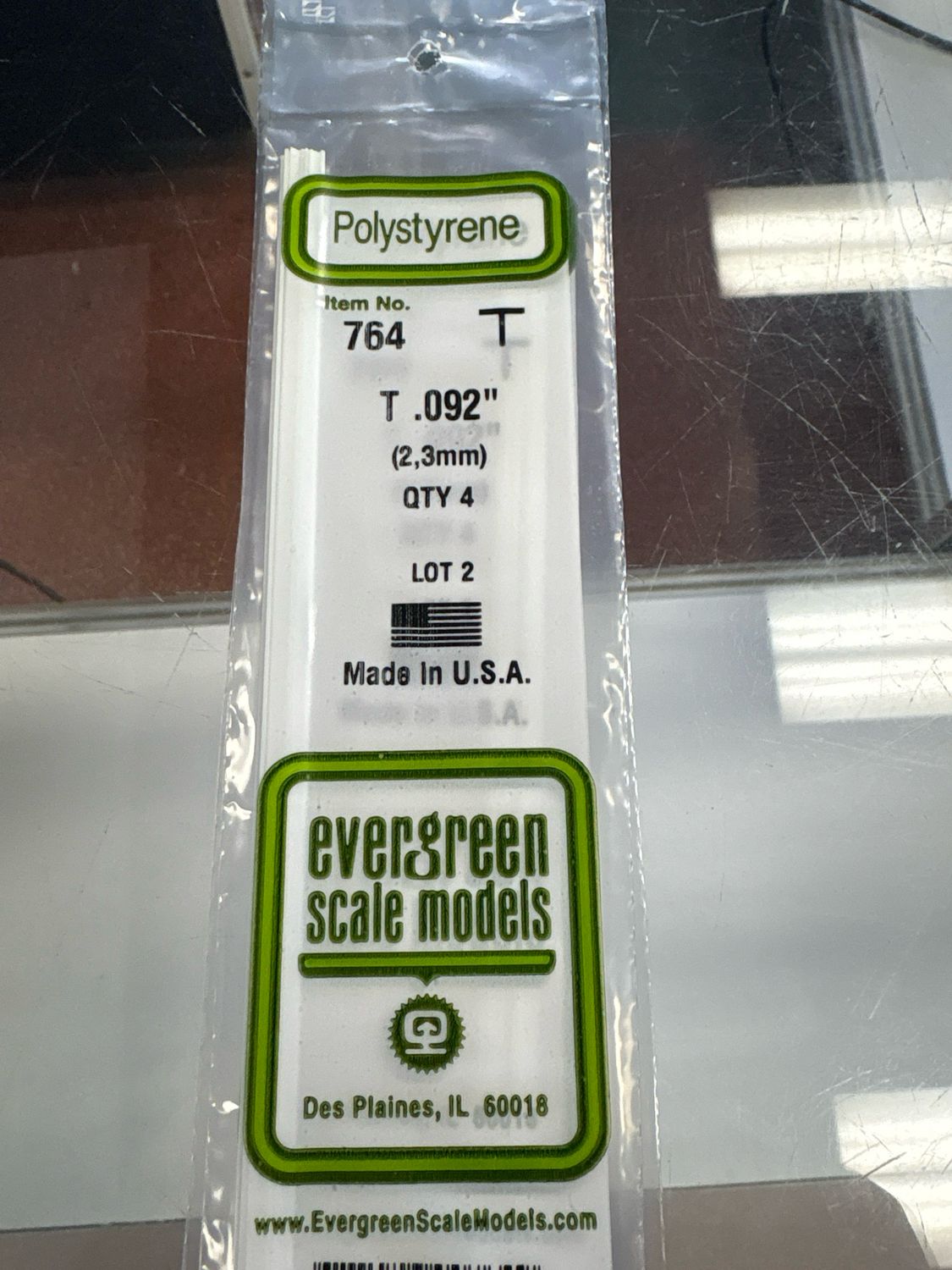 Evergreen Polystyrene T #764