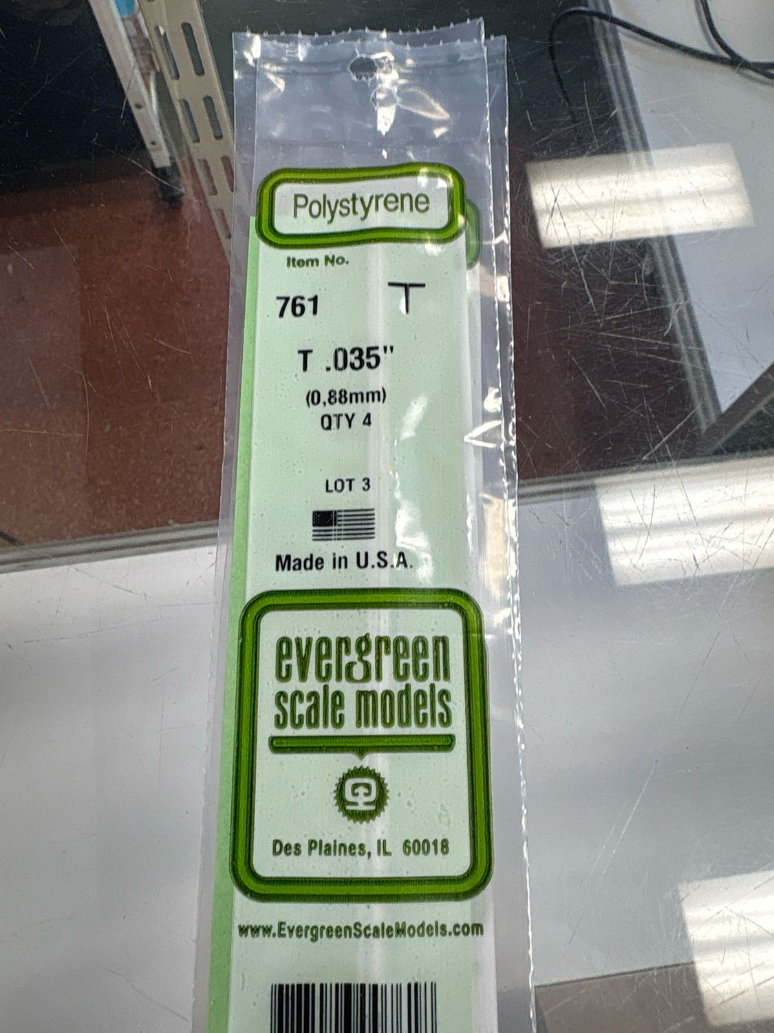 Evergreen Polystyrene T #761