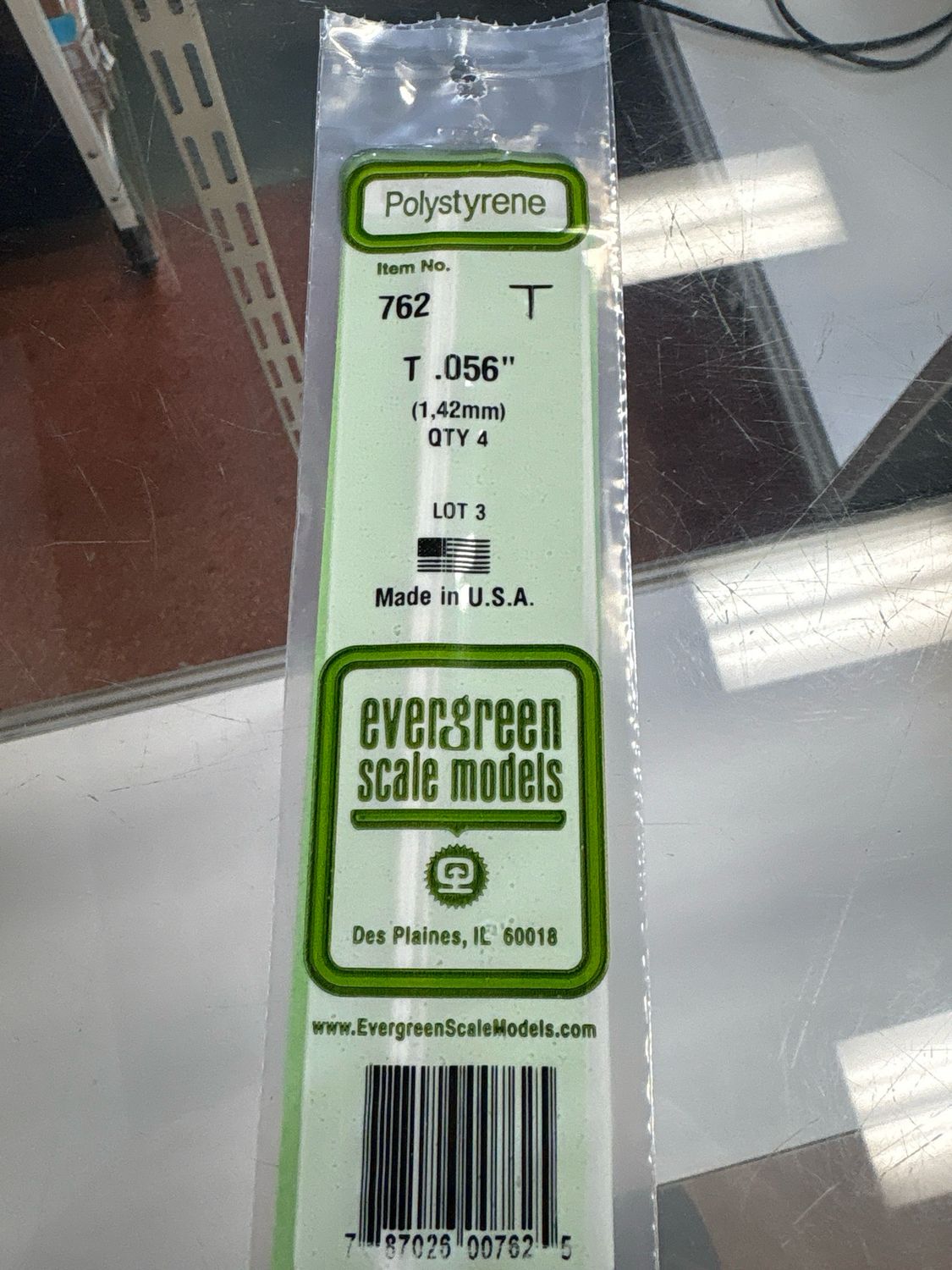 Evergreen Polystyrene T #762