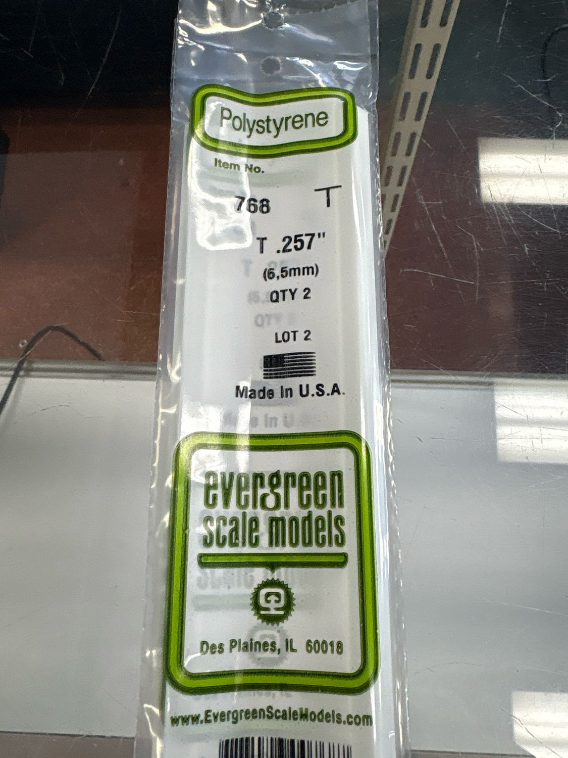 Evergreen Polystyrene T #768