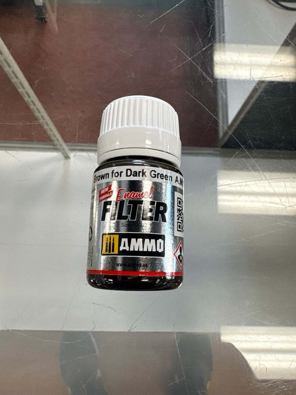 Ammo Enamel Filter Brown For Dark Green A.MiG-1506