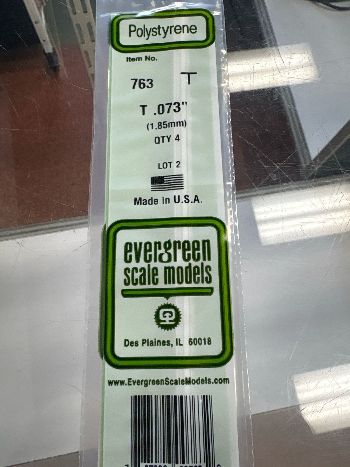 Evergreen Polystyrene T #763