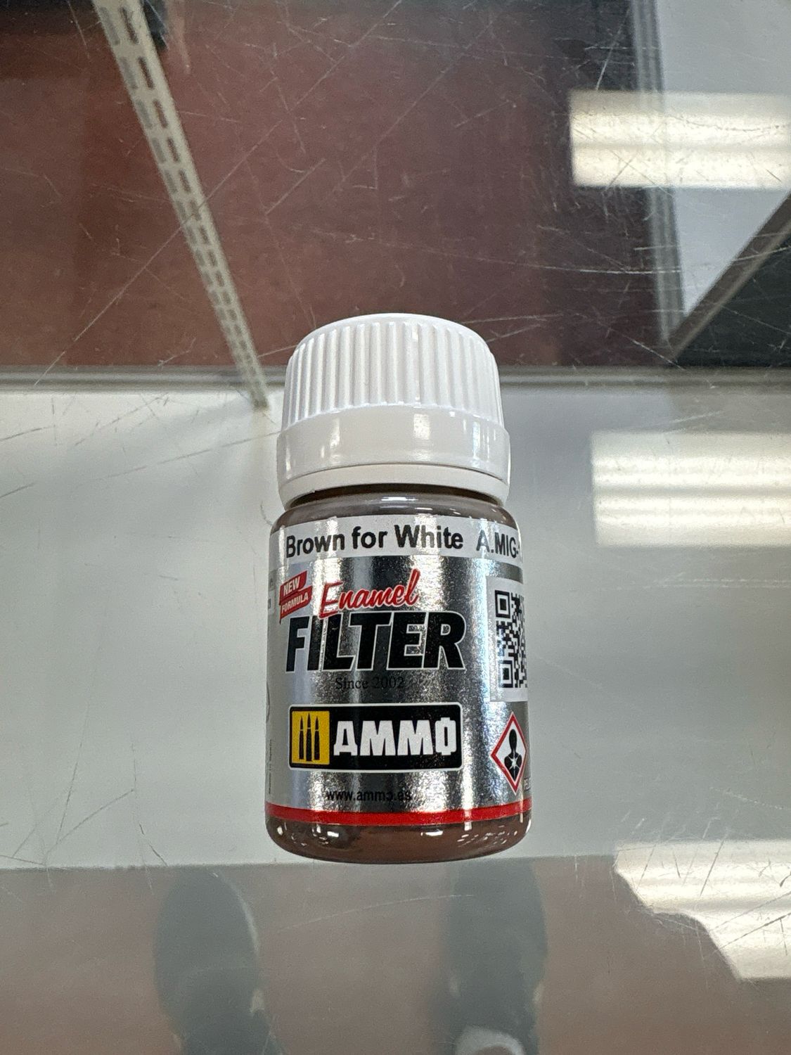 Ammo Enamel Filter Brown For White A.MiG-1500