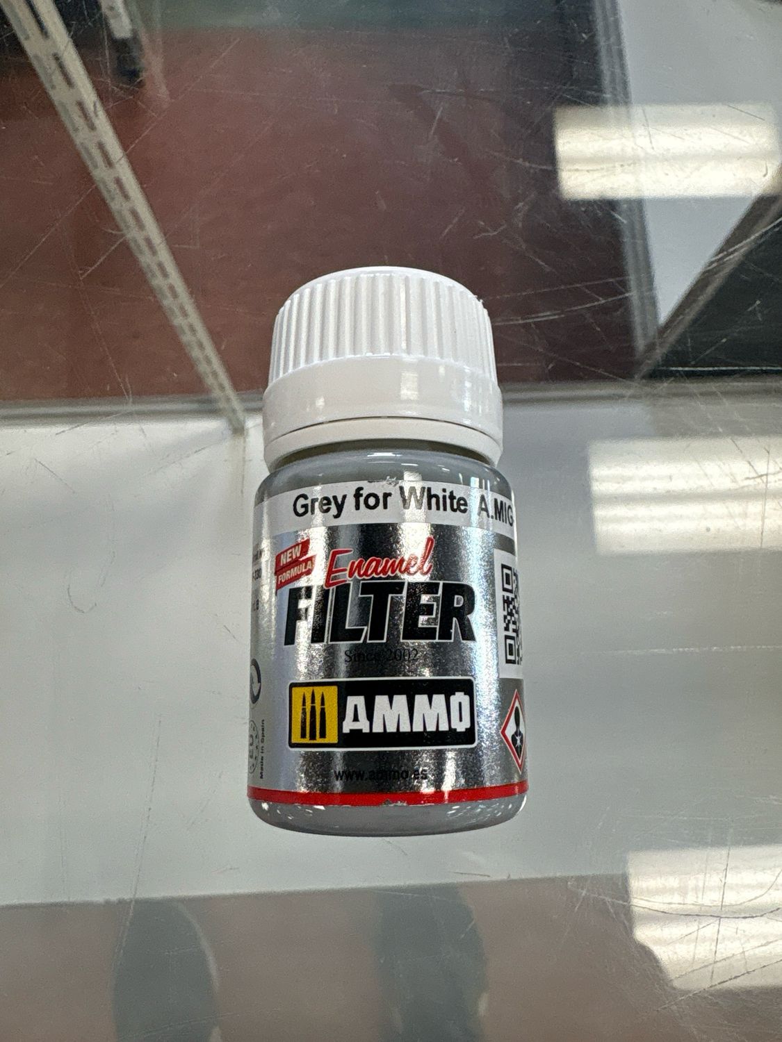 Ammo Enamel Filter Grey For White A.MiG-1501