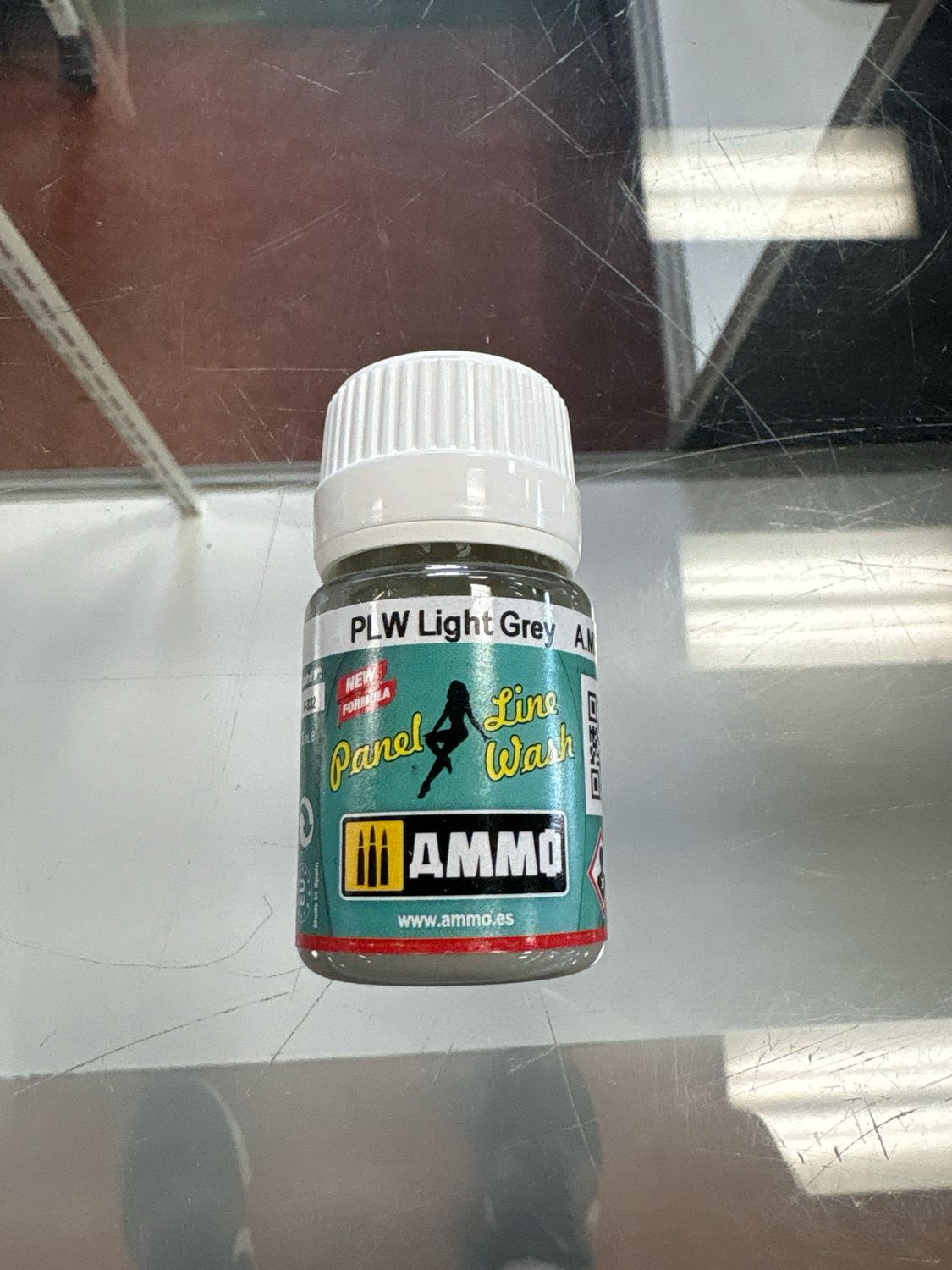 Ammo Panel Line Wash PLW Light Grey A.MiG-1600