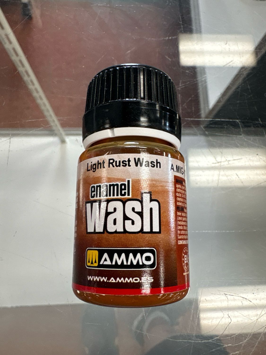 Ammo Enamel Wash Light Rust Wash A.MiG-1004