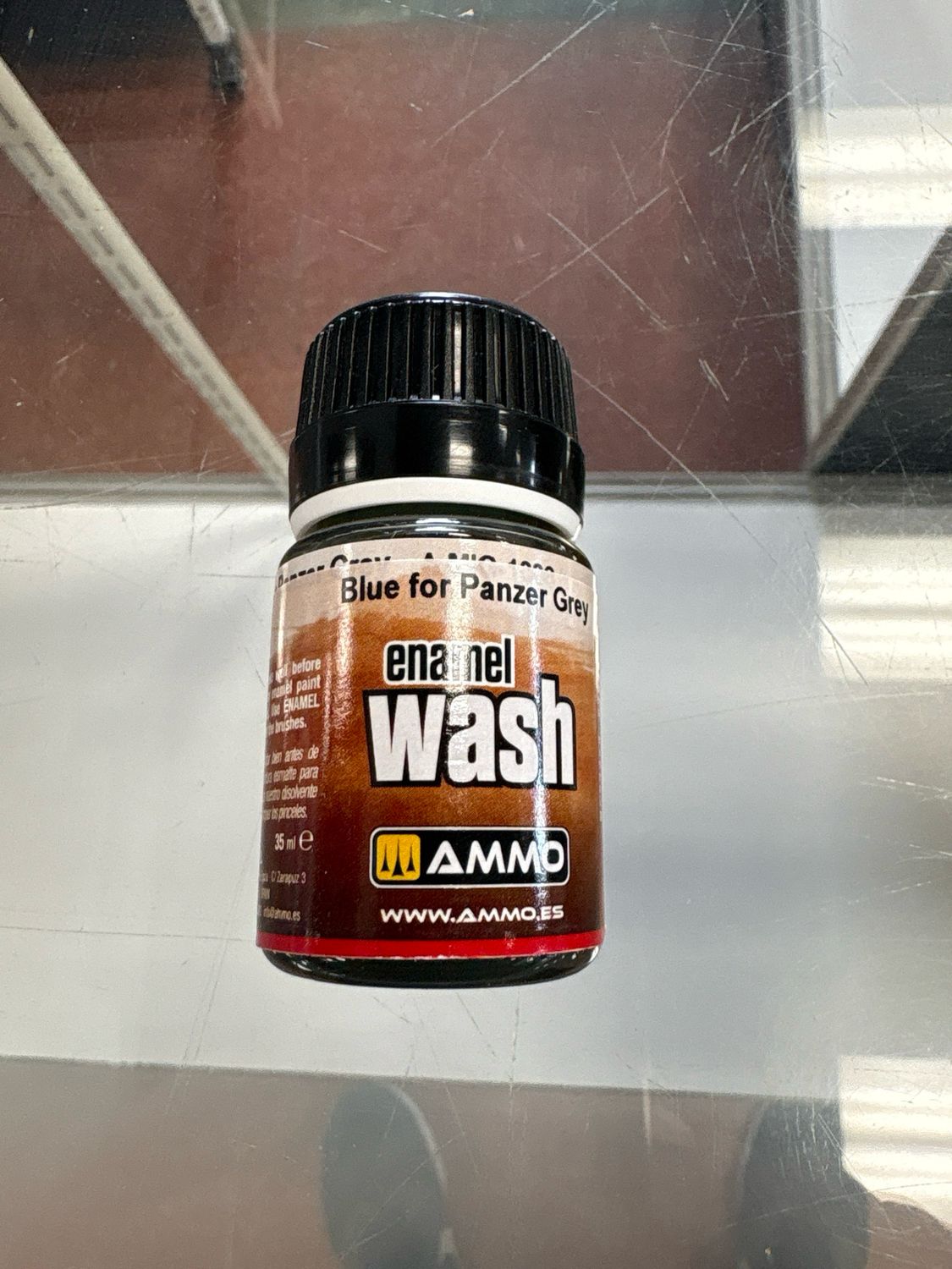 Ammo Enamel Wash Blue For Panzer Grey A.MiG-1006