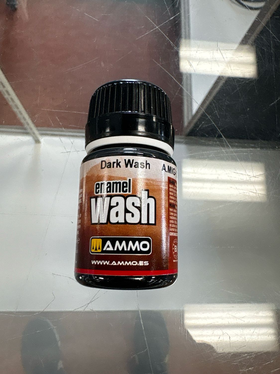 Ammo Enamel Wash Dark Wash A.MiG-1008