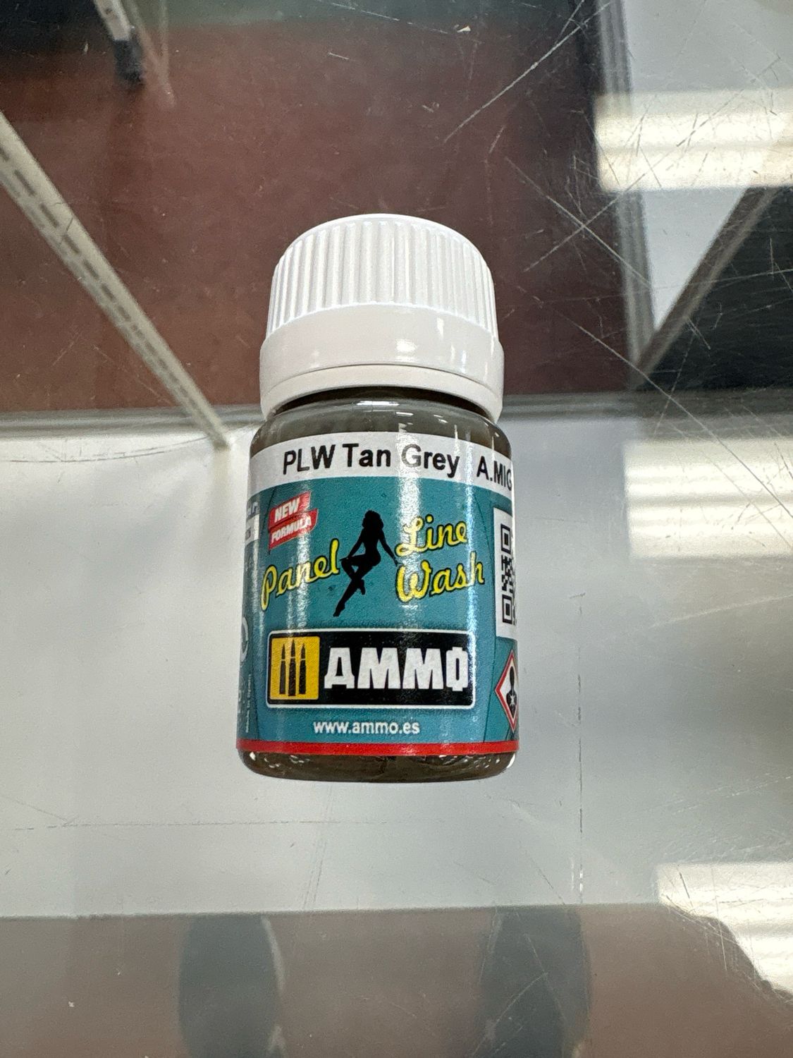 Ammo Panel Line Wash PLW Tan Grey A.MiG-1610