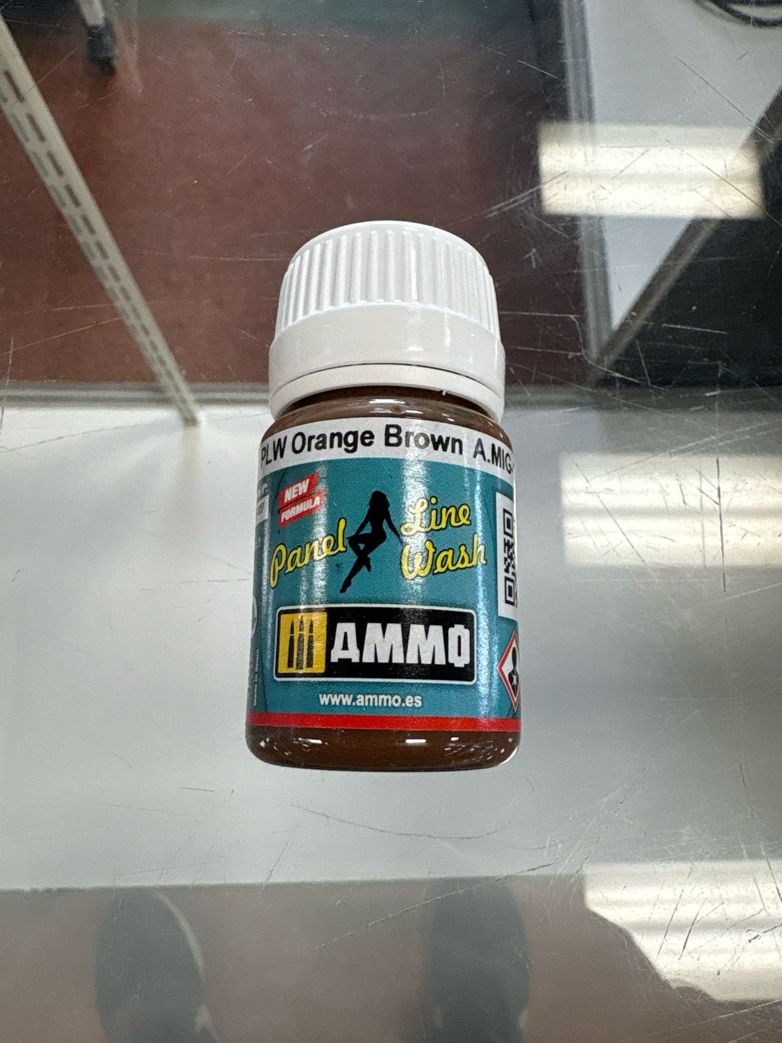 Ammo Panel Line Wash PLW Orange Brown A.MiG-1616